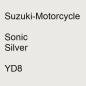 Preview: Suzuki-Motorcycle, Sonic Silver, YD8.